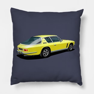 Jensen Interceptor III in yellow Pillow