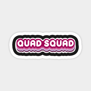 Quad Squad 70s Vibes Skater Magnet