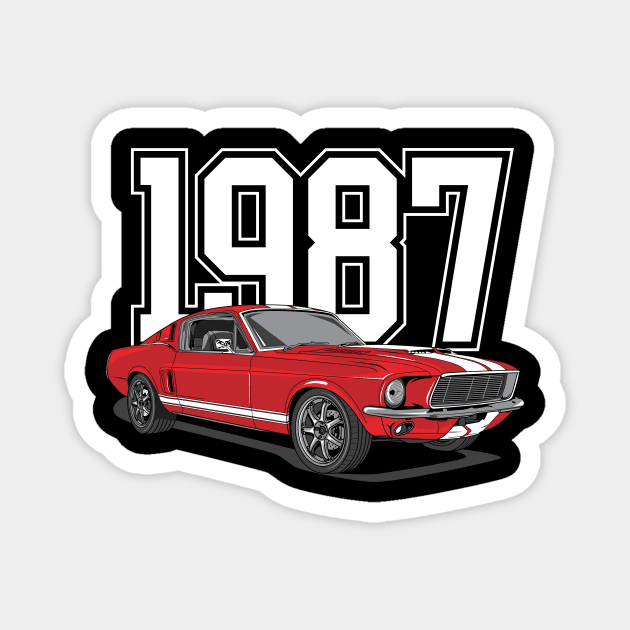 Muscle - 1987 Magnet by melsa