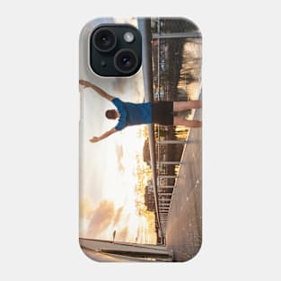 man celebrating sport success Phone Case