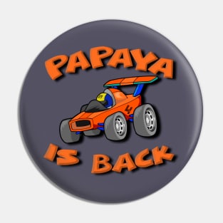 Lando Norris no.4, Papaya Is Back, McLaren Formula 1 One F1 Merch Pin