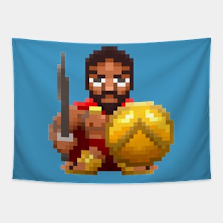 16-Bit Spartan King Tapestry