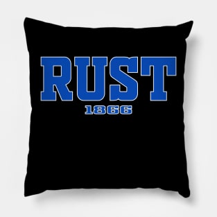 Rust 1866 College Apparel Pillow