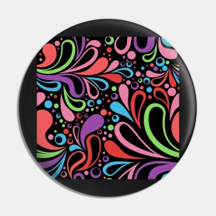 Hippie Love Splashes Pin