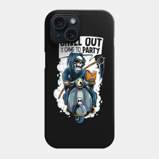 grim reaper - chill out I came to party Phone Case