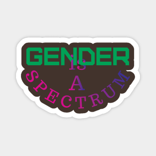 Gender is a spectrum Magnet