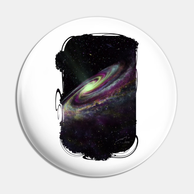 Unicorn Head Galaxy Pin by Cellesria