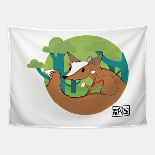 mouse & fox Tapestry