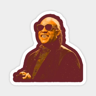 Stevie Wonder Orange Magnet