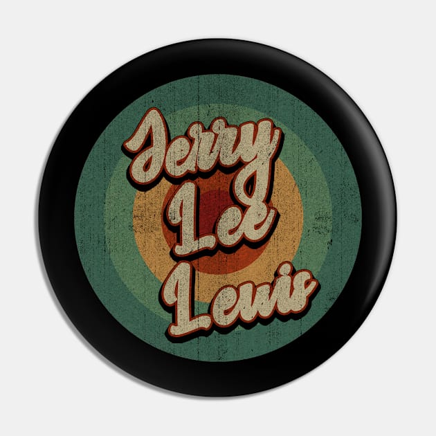 Circle Retro Vintage Jerry Lee Lewis Pin by Jokowow