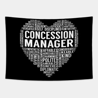 Concession Manager Heart Tapestry