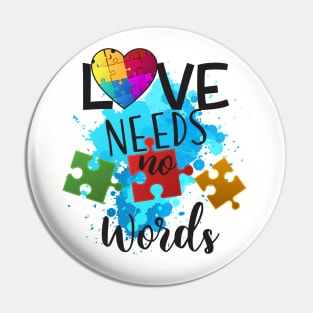 autism heart love Pin