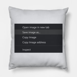 Right Click Victim Pillow