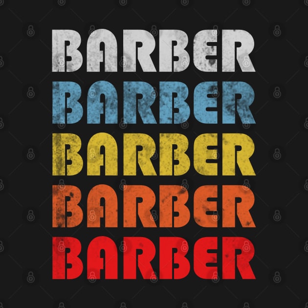 Barber gift retro design. Perfect present for mom dad friend him or her by SerenityByAlex