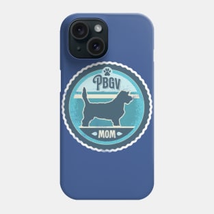 PBGV Mom - Distressed Petit Basset Griffon Vendeen Silhouette Design Phone Case