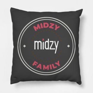 Itzy Midzy family logo Pillow