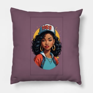 1988 Retro Hip-hop Pillow