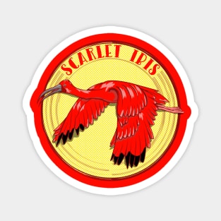 Scarlet ibis Magnet