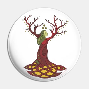 Celtic Tree Spirit Pin