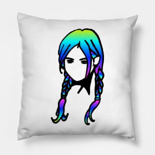 pastel gothic Pillow