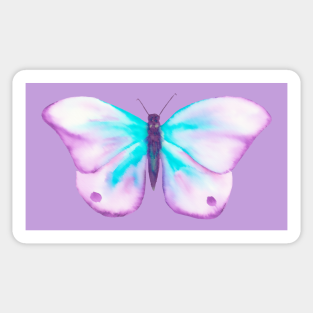 watercolor butterfly stickers teepublic