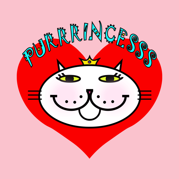 PURRRINCESS - rosy cheeks by RawSunArt