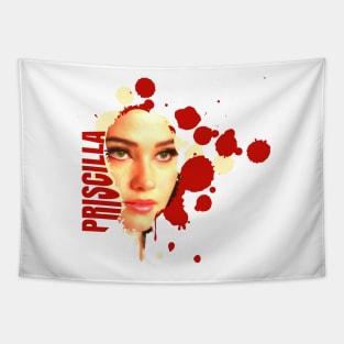 Cailee Spaeny priscilla movie film 2023 graphic design Tapestry