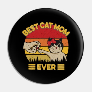 Cute Cat Mom, Best Cat Mom Ever, Cat Lady Gift Pin