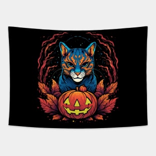 Ocelot Halloween Tapestry