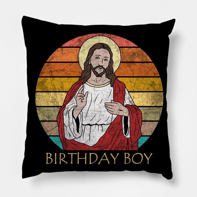 Jesus - Birthday Boy Pillow by valentinahramov