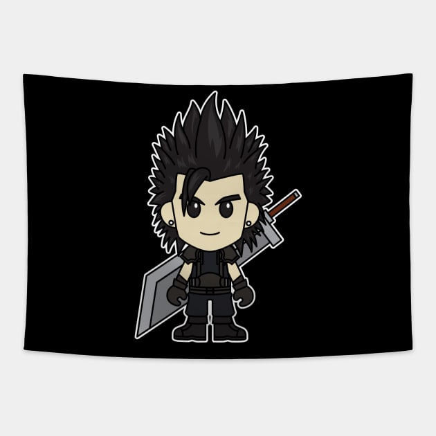 Chibi Zack Fair Tapestry by Chibi Pops