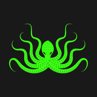 Menace octopus - neon green T-Shirt