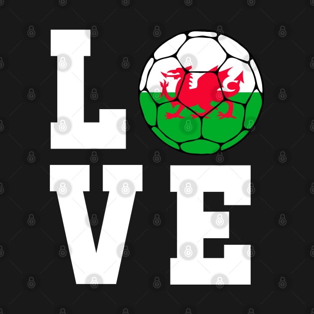 Wales Football Love by footballomatic