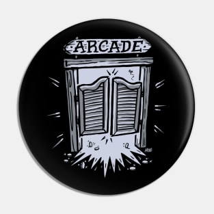 Arcade Saloon Doors - Western Barcade Pin