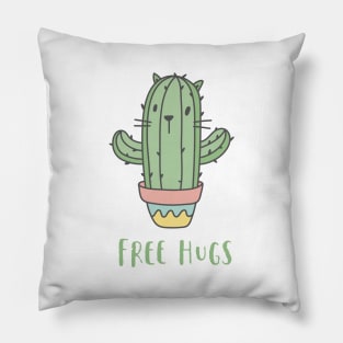 Free Hugs: Cactus Pillow