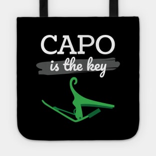 Capo is the Key Green Capo Dark Theme Tote