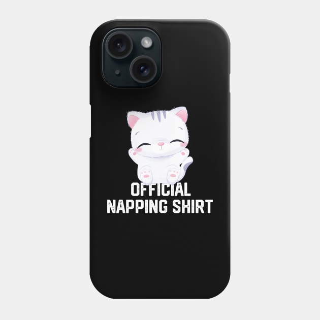 official napping shirt Phone Case by spantshirt