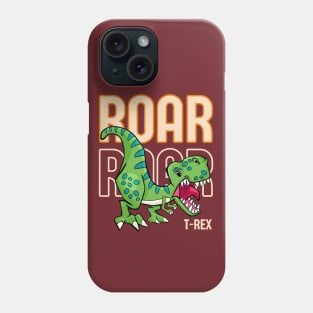 Roar Roar Dinosaur - T-Rex roaring Phone Case