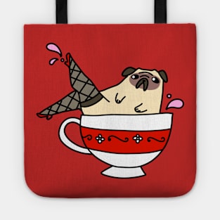 Fancy Legs Teacup Pug Tote