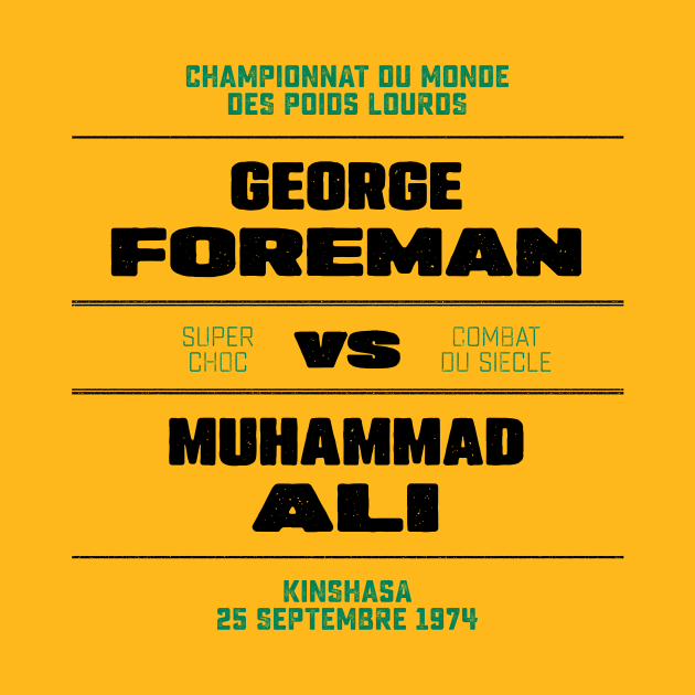 Ali vs Foreman 1974 by attadesign