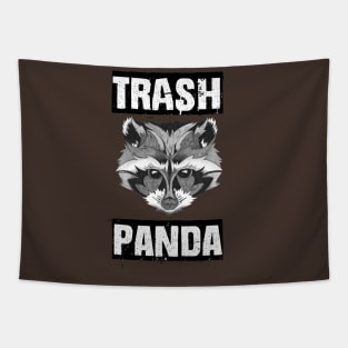 Trash Panda Cool Tattoo Style Raccoon Tapestry