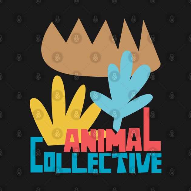 animal collective \ retro look fan art design by DankFutura