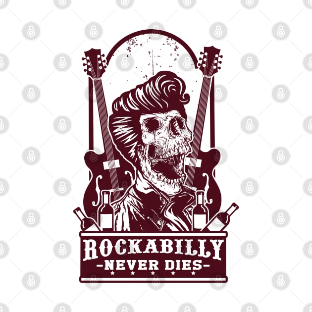 Rockabilly Never Dies: Vintage Rockabilly Design by Jarecrow 