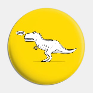 Cartoon Tyrannosaurus Rex Pin