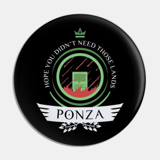 Magic the Gathering - Ponza Life Pin