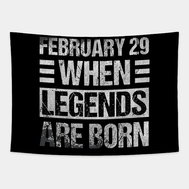 February 29 Birthday Cool Leap Year Retro Tapestry by Zimmermanr Liame