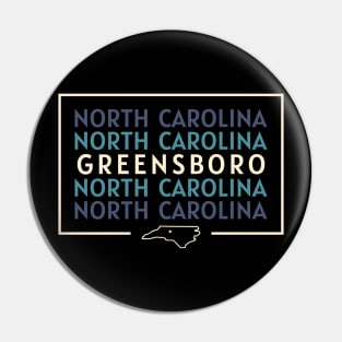 Greensboro, NC Geometric Repeater Design Pin