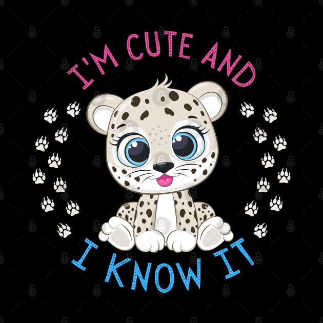 I'm Cute and I know it Cookie Sweet little tiger cute baby outfit by BoogieCreates