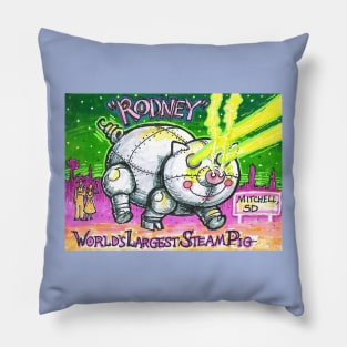 Rodney, World's Largest Steam Pig Pillow