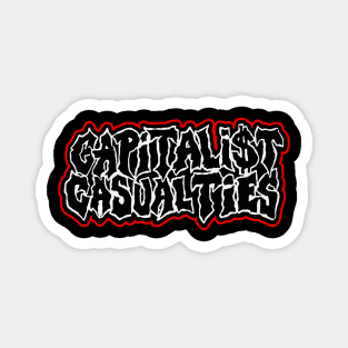 Capitalist Casualities logo Magnet